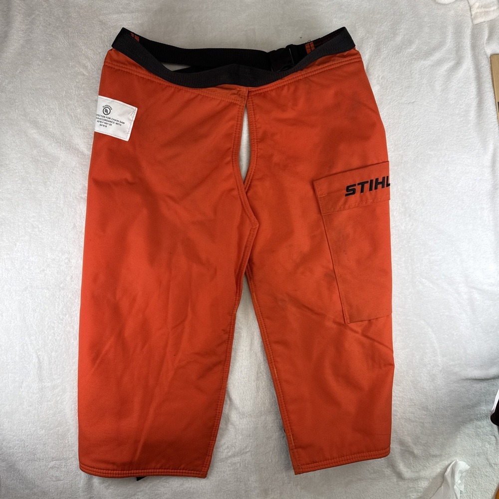 STIHL Chainsaw Chaps Protective Pants Size W 30"-42" LG L/32 Avertic 6 Ply USA